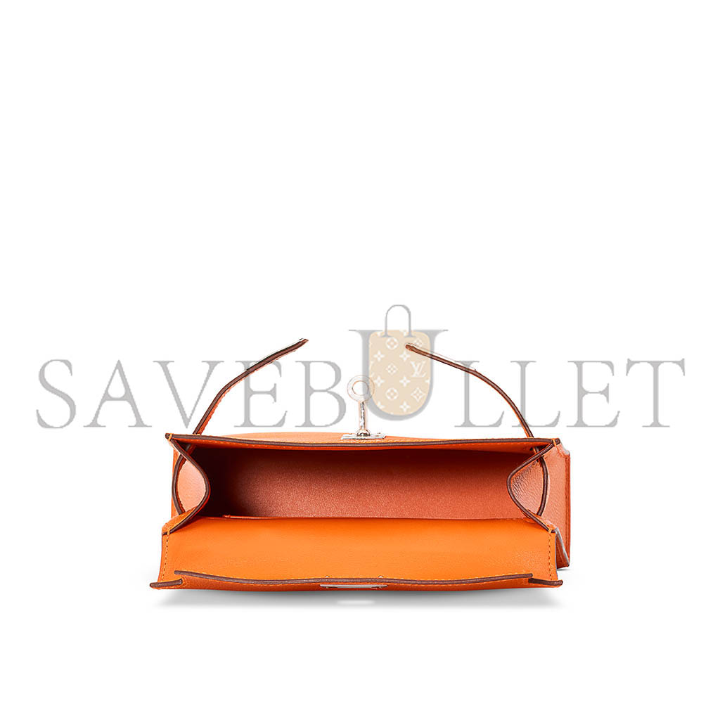H**mes mini kelly ii with palladium hardware (19*12*5.5cm)